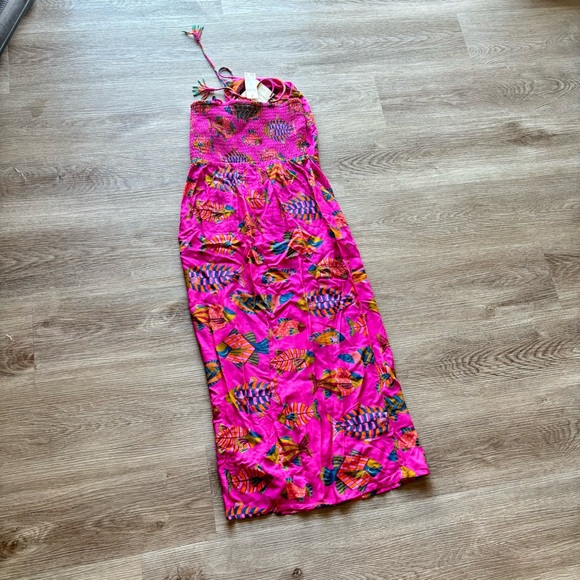 Farm Rio Halter Slim Midi Dress - Picture 9 of 9